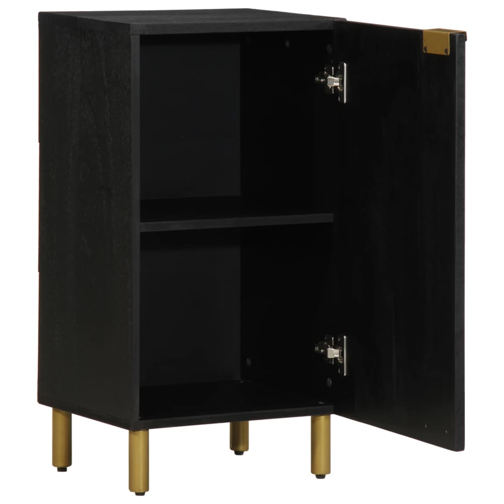 Buffet noir 40x33x75 cm bois d'ingénierie - XIOS