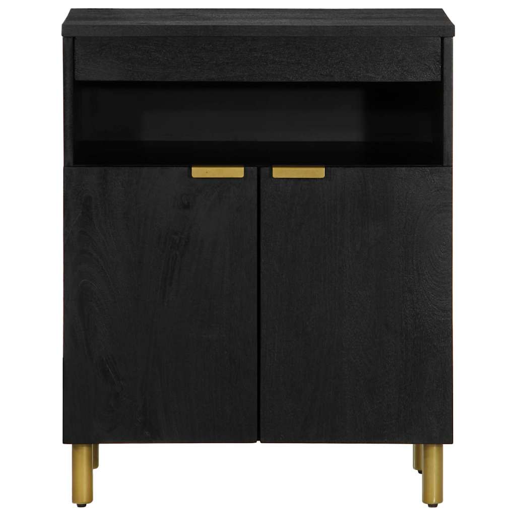 Buffet noir 60x33x75 cm bois d'ingénierie - XIOS