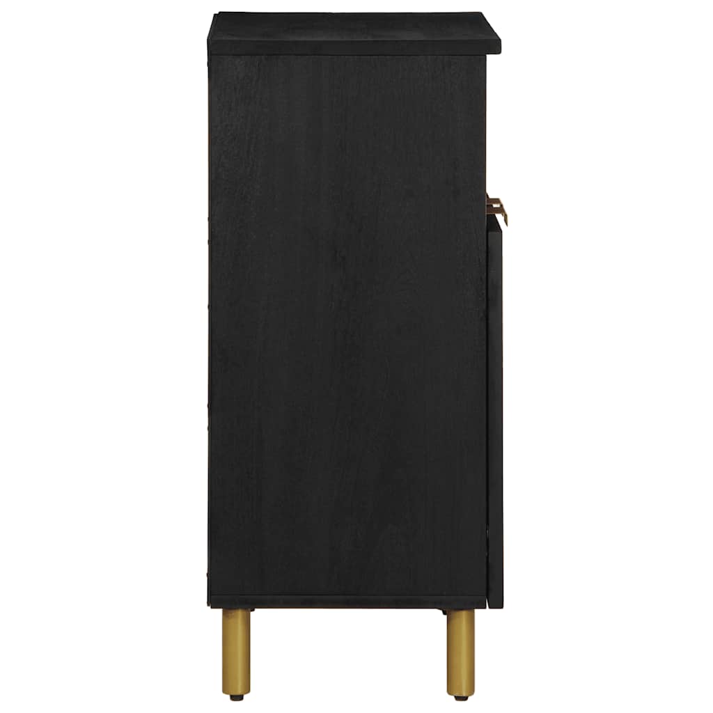 Buffet noir 60x33x75 cm bois d'ingénierie - XIOS