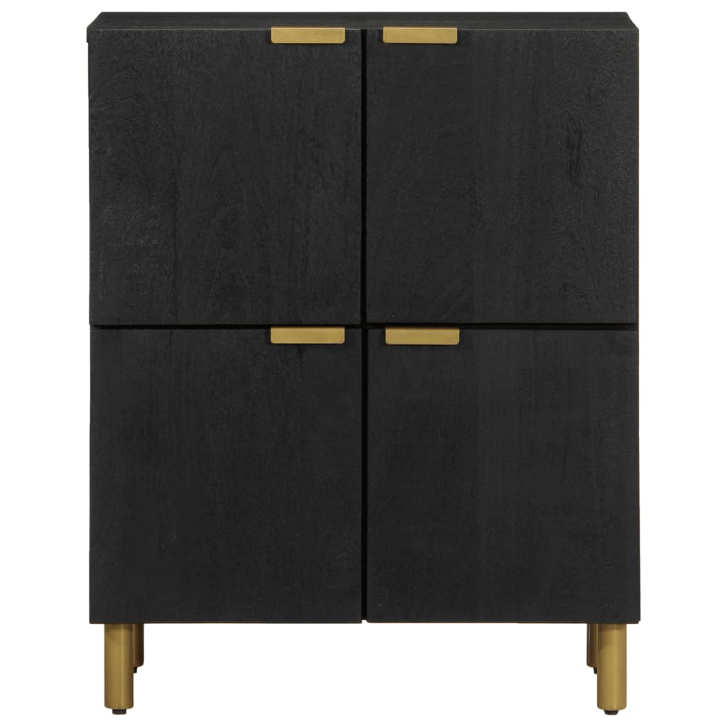 Buffet noir 60x33x75 cm bois d'ingénierie - XIOS