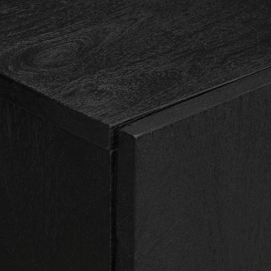 Buffet noir 60x33x75 cm bois d'ingénierie - XIOS