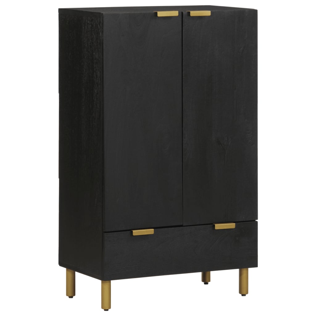 Buffet noir 60x33x100 cm bois d'ingénierie - XIOS
