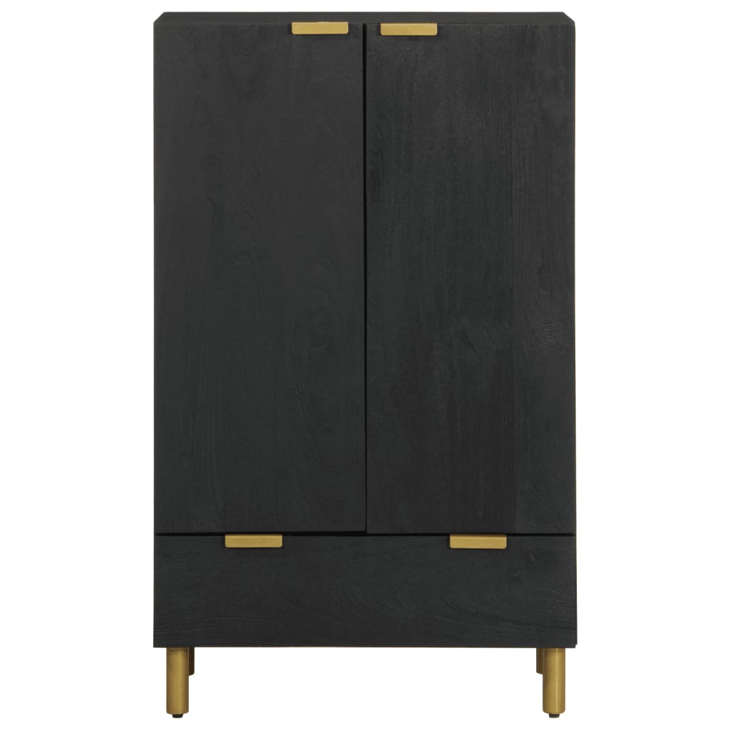 Buffet noir 60x33x100 cm bois d'ingénierie - XIOS