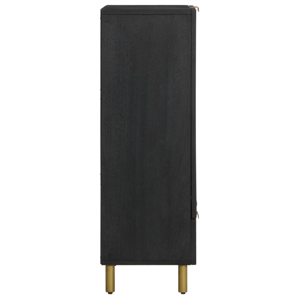 Buffet noir 60x33x100 cm bois d'ingénierie - XIOS