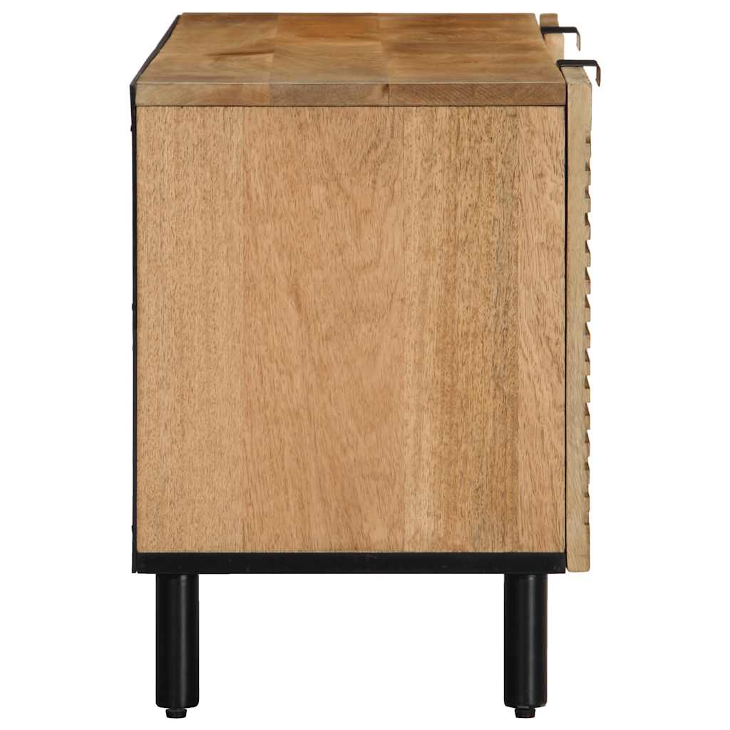 Meuble TV marron 105x33x46 cm Bois massif de manguier - XIOS