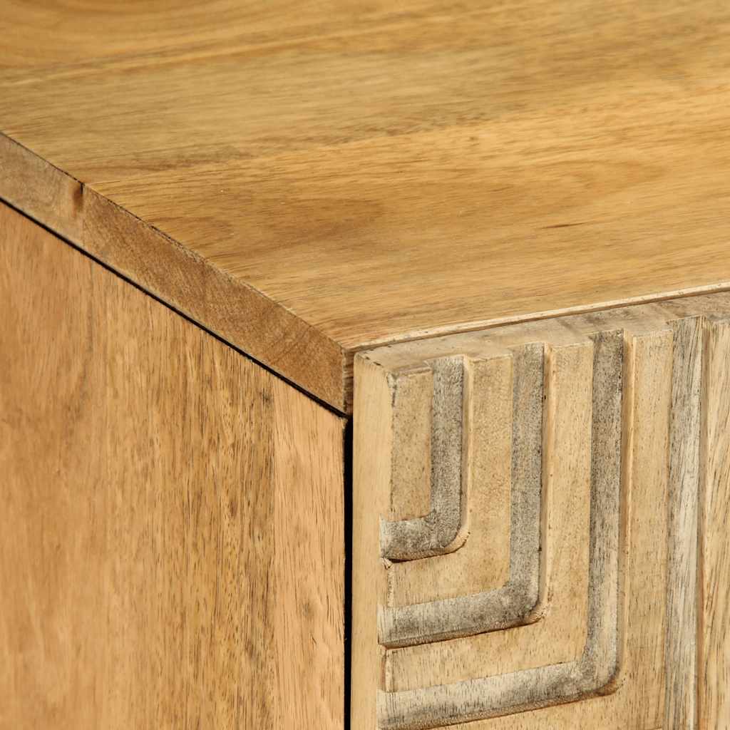 Meuble TV marron 105x33x46 cm Bois massif de manguier - XIOS