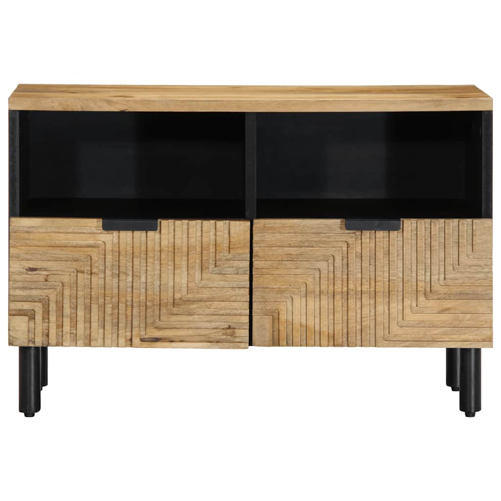 Meuble TV marron 70x33x46 cm bois massif de manguier - XIOS