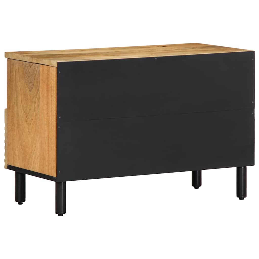Meuble TV marron 70x33x46 cm bois massif de manguier - XIOS