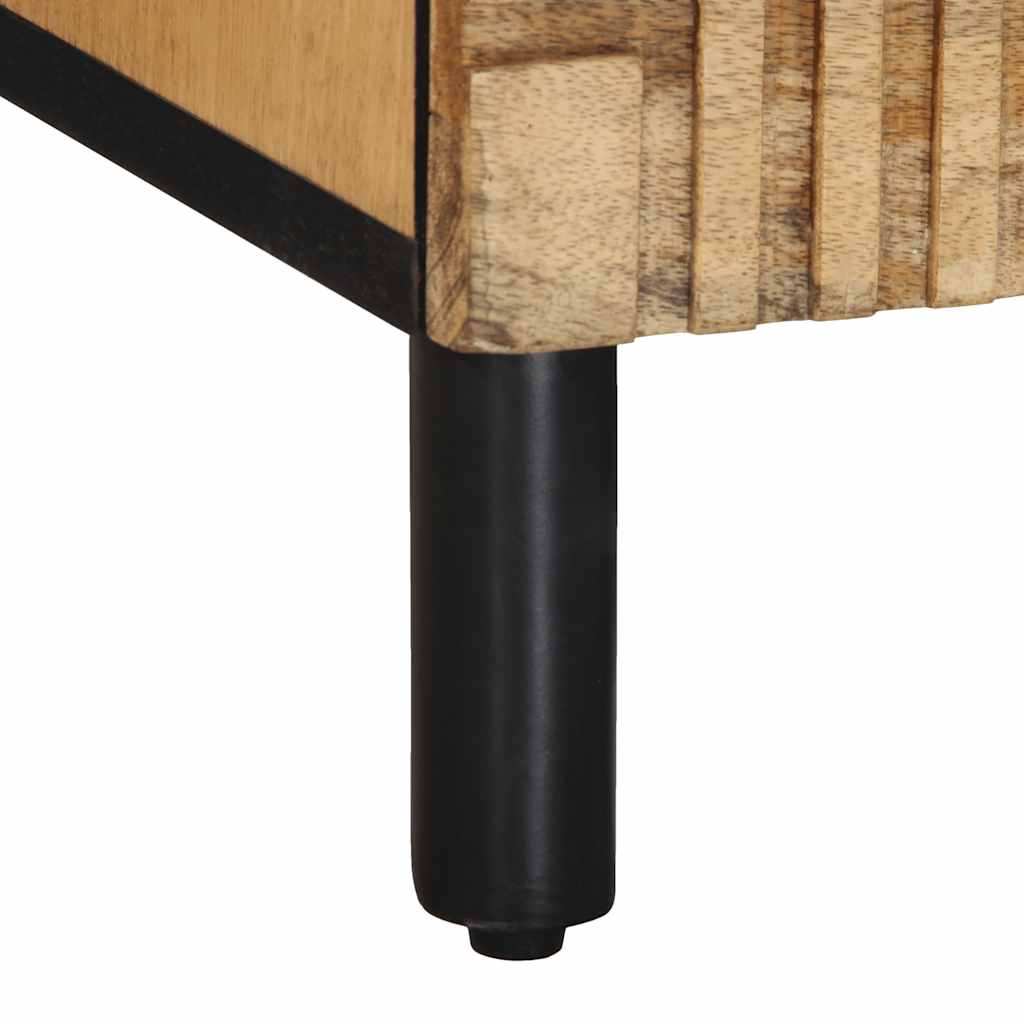 Meuble TV marron 70x33x46 cm bois massif de manguier - XIOS