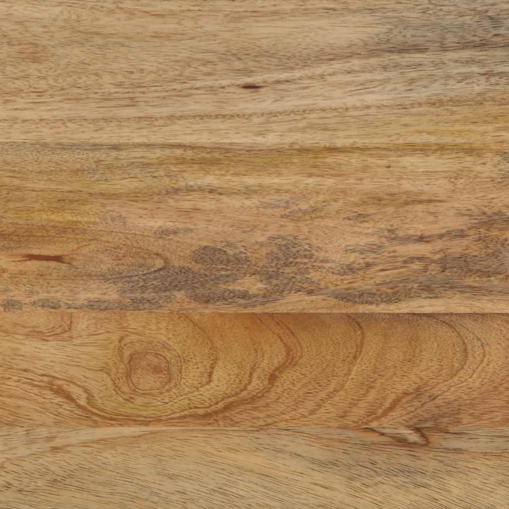 Table de chevet marron 40x33x46 cm bois de manguier solide - XIOS