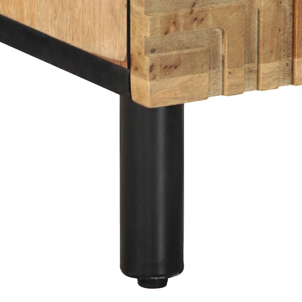 Tables de chevet 2 pcs 40x33x46 cm bois de manguier solide - XIOS