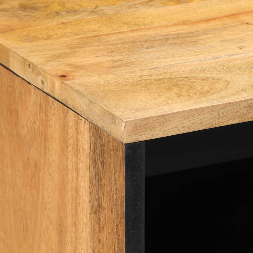 Table de chevet marron 50x33x60 cm bois de manguier massif - XIOS