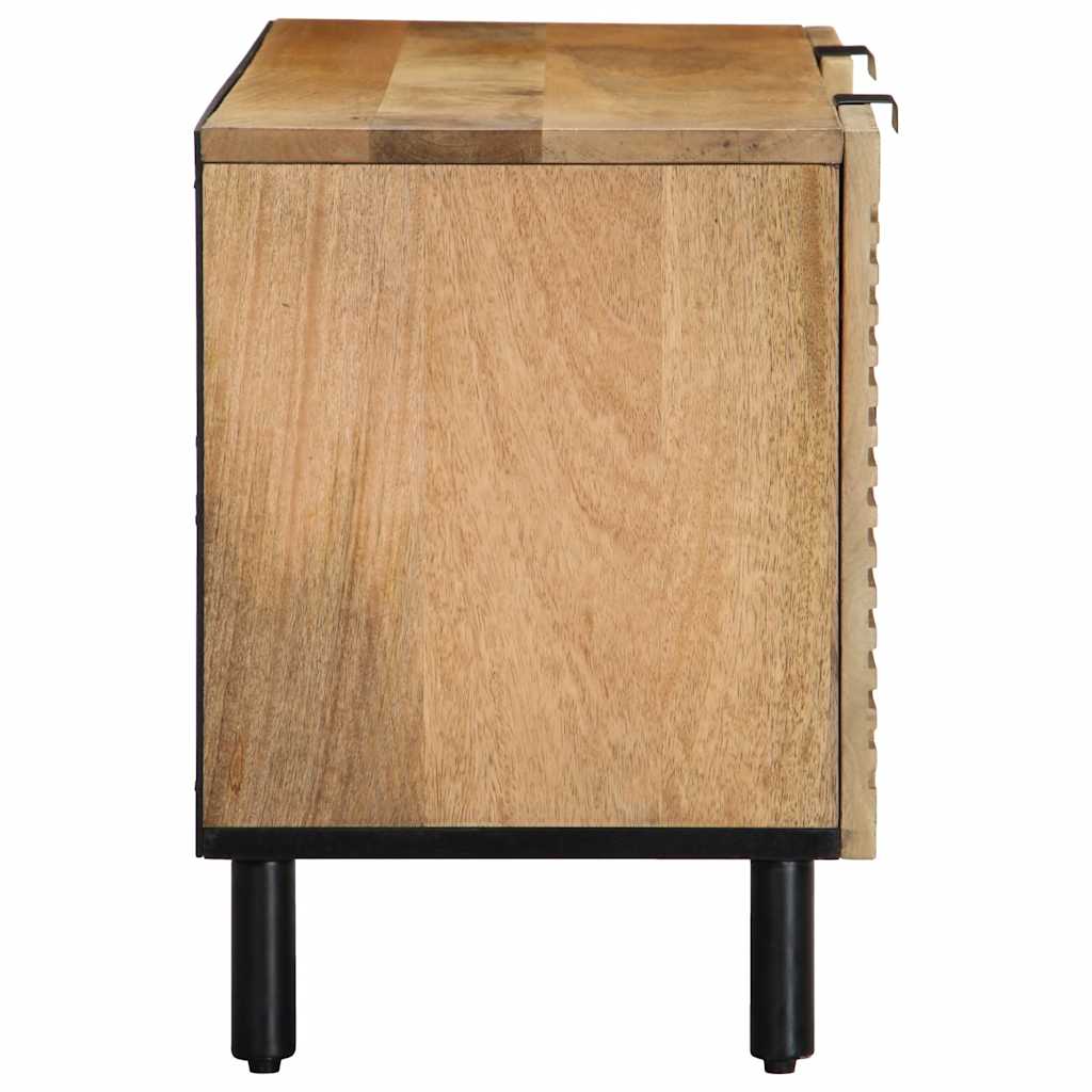 Meuble TV marron 105x33x46 cm Bois massif de manguier - XIOS