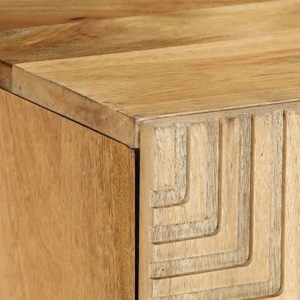 Meuble TV marron 105x33x46 cm Bois massif de manguier - XIOS