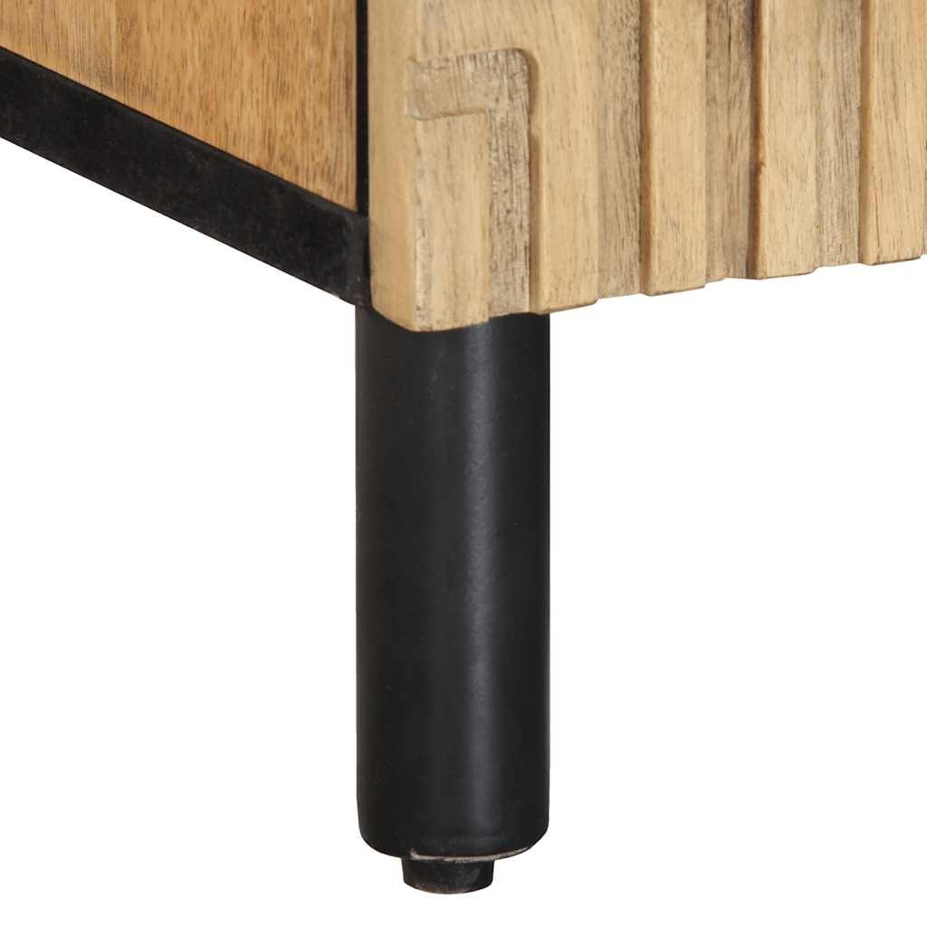 Meuble TV marron 105x33x46 cm Bois massif de manguier - XIOS