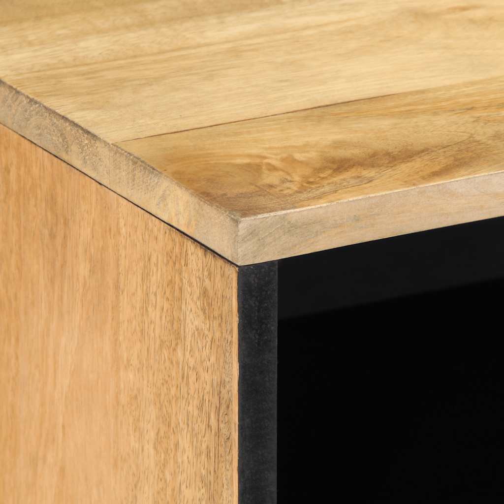 Meuble TV marron 80x31,5x46 cm bois massif de manguier - XIOS