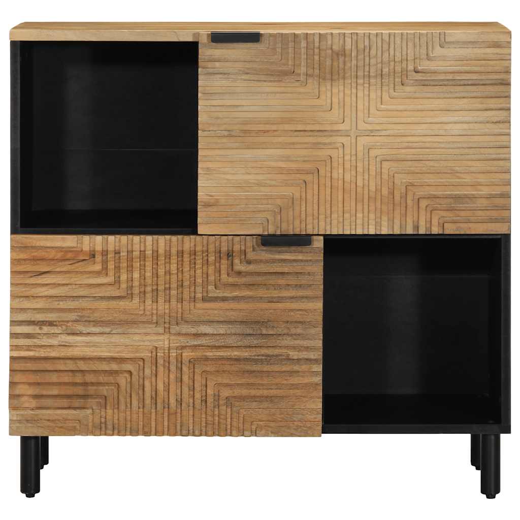 Buffet marron 80x33x75 cm bois massif de manguier - XIOS