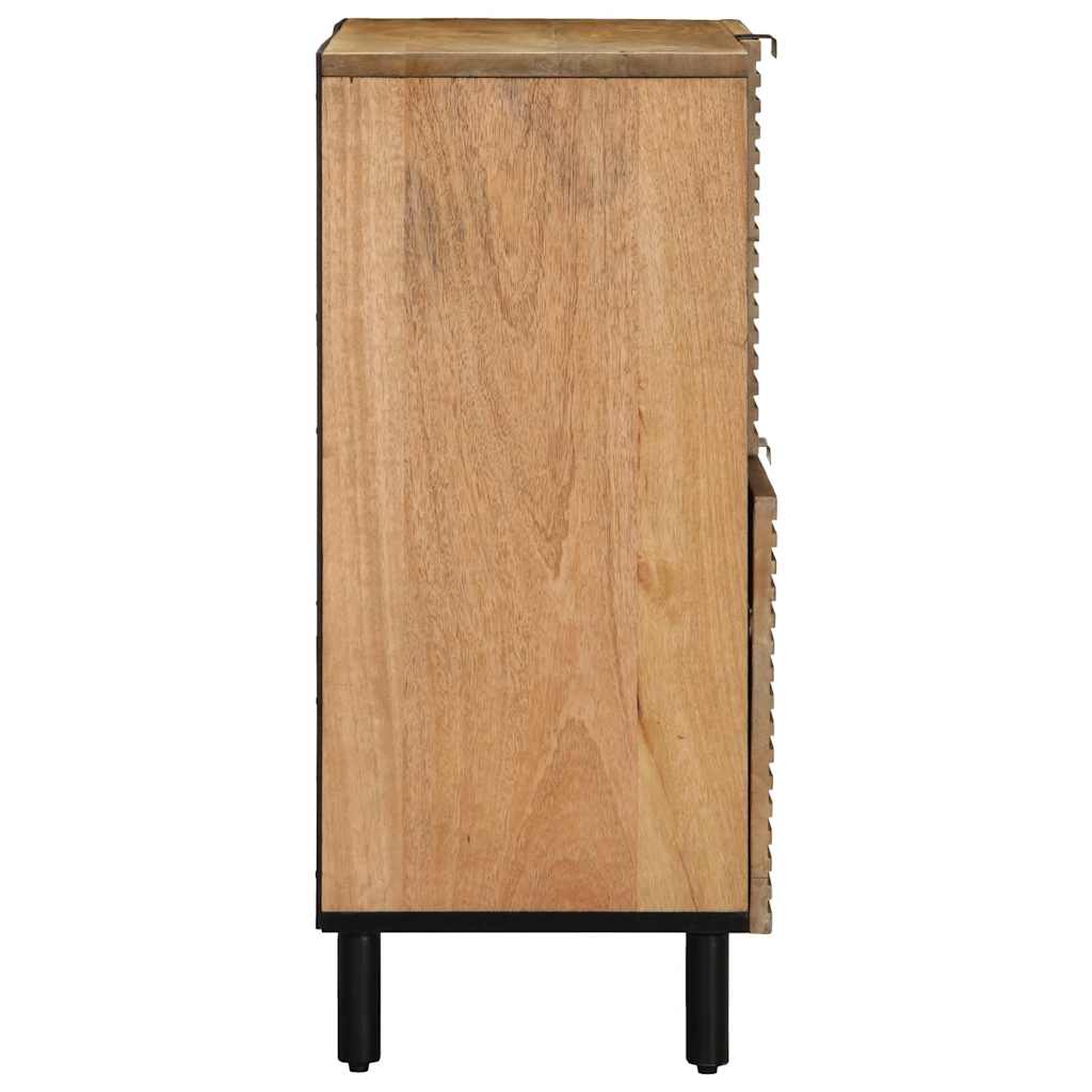 Buffet marron 80x33x75 cm bois massif de manguier - XIOS
