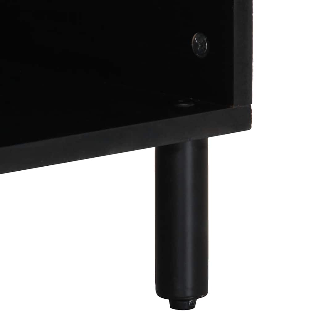 Buffet marron 80x33x75 cm bois massif de manguier - XIOS