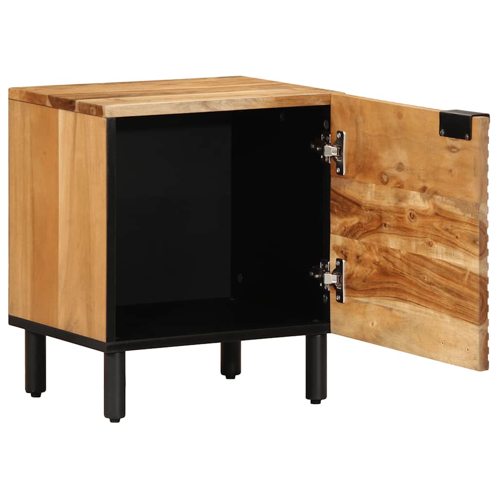 Tables de chevet (2 pcs) 40 x 33 x 46 cm bois massif d'acacia - XIOS