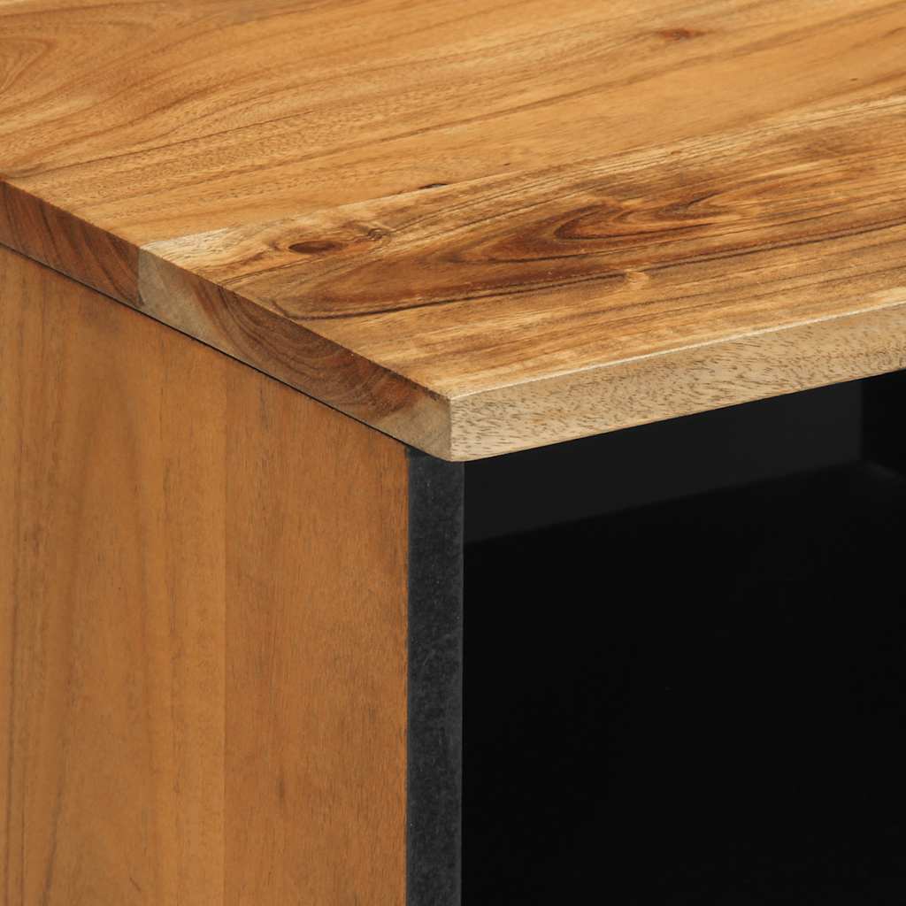 Meuble TV 70x33x46 cm en bois massif d'acacia - XIOS