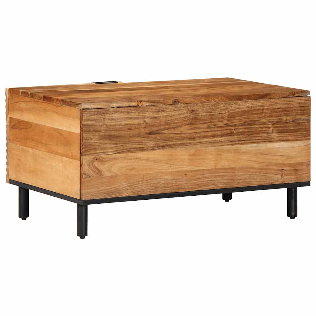 Table basse 80x50x40 cm en bois massif d'acacia - XIOS