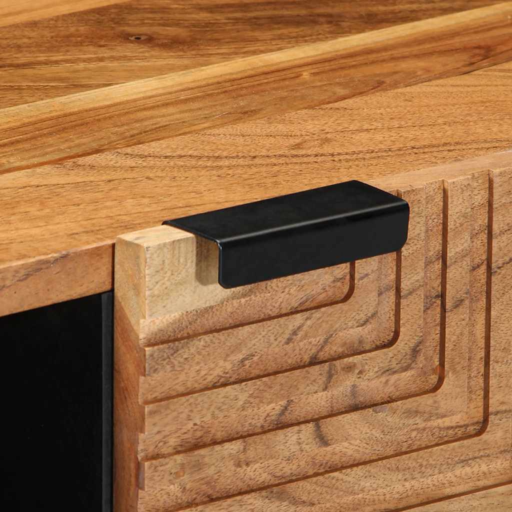 Table basse 80x50x40 cm en bois massif d'acacia - XIOS