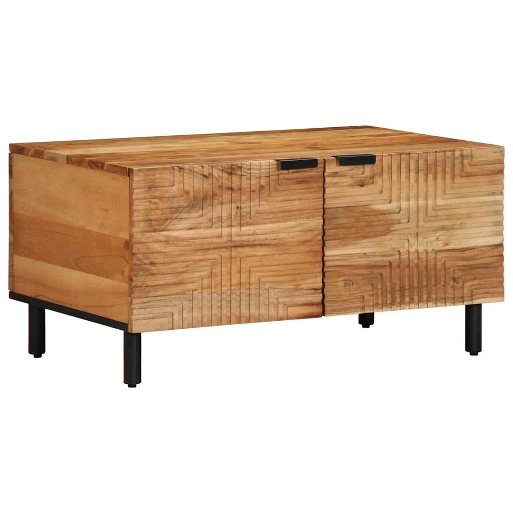 Table basse 80x50x40 cm en bois massif d'acacia - XIOS
