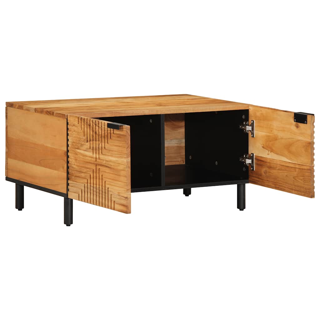 Table basse 80x50x40 cm en bois massif d'acacia - XIOS