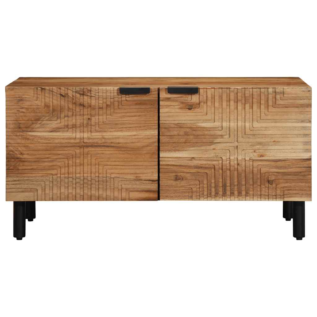 Table basse 80x50x40 cm en bois massif d'acacia - XIOS