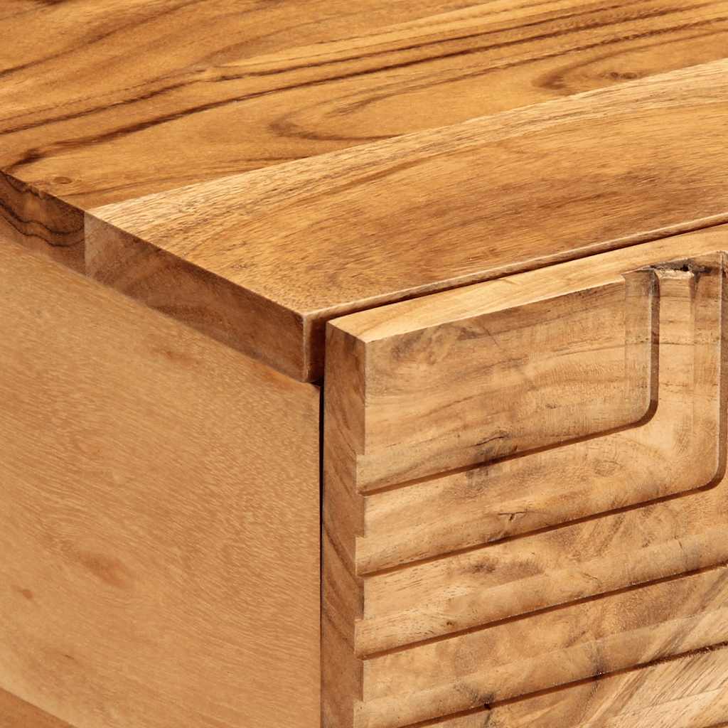 Table basse 80x50x40 cm en bois massif d'acacia - XIOS