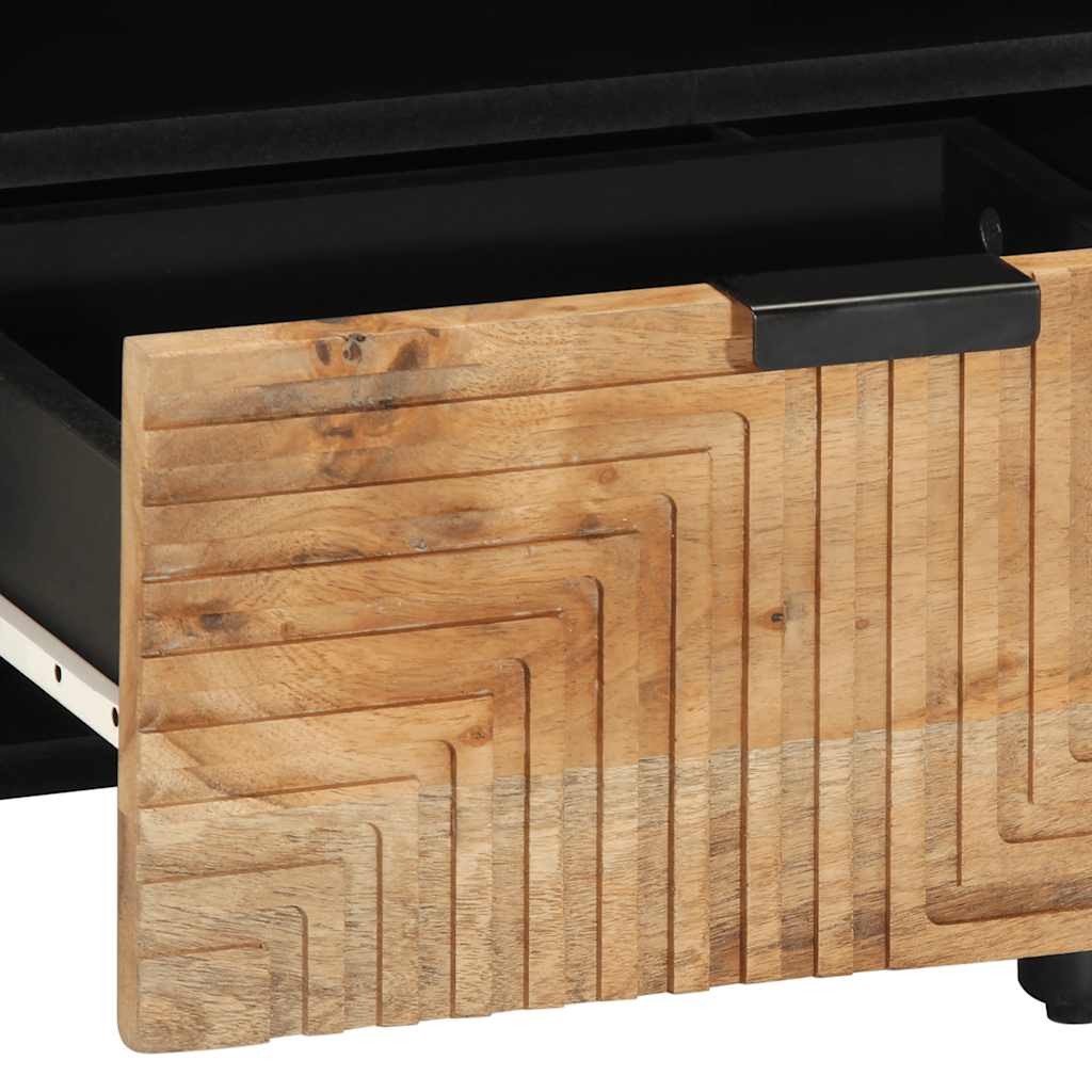 Tables de chevet (2 pcs) 40 x 33 x 46 cm bois massif d'acacia - XIOS