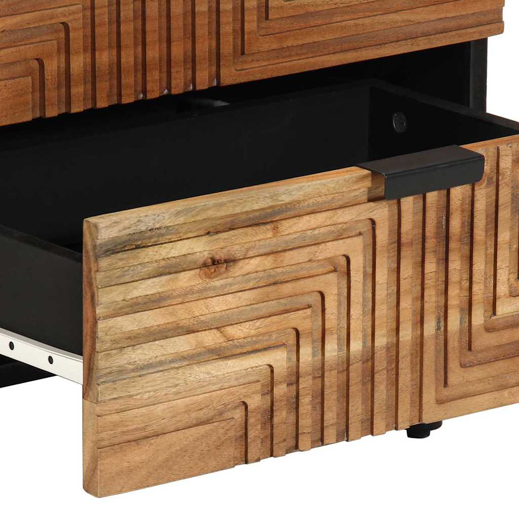 Cabinet de chevet Marron 50 x 33 x 62 cm Bois d'acacia massif - XIOS