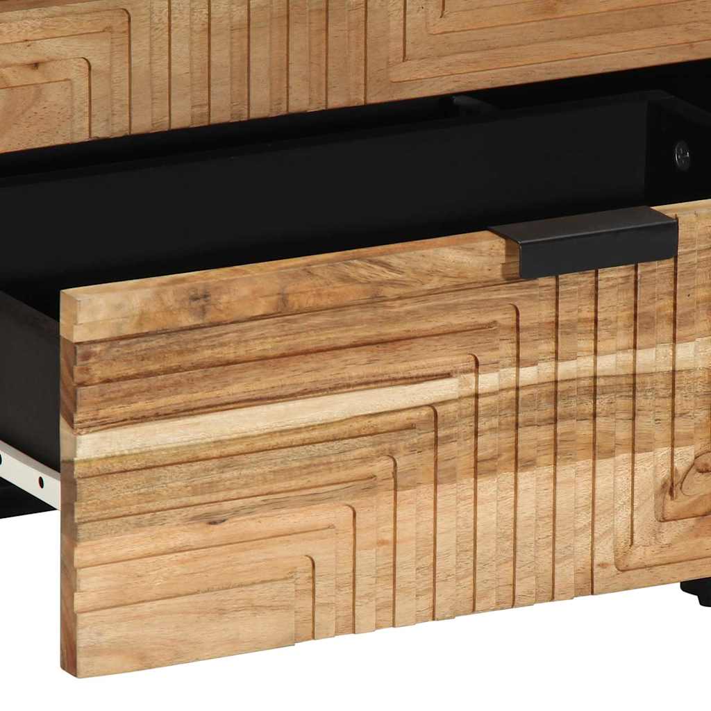 Cabinet de chevet Marron 50 x 33 x 62 cm Bois d'acacia massif - XIOS