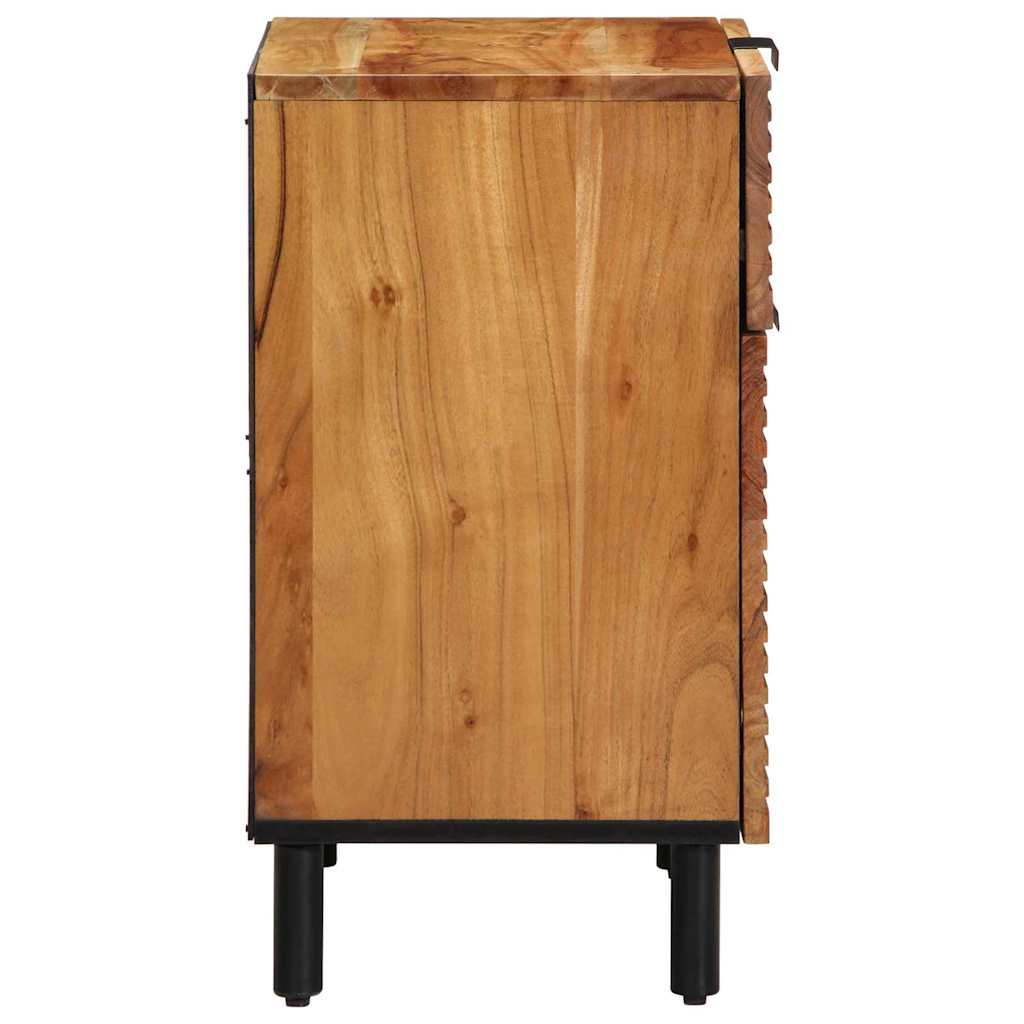 Cabinet de chevet Marron 50 x 33 x 60 cm Bois d'acacia massif - XIOS