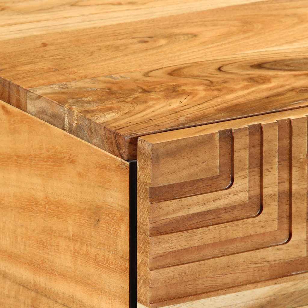 Table basse Marron 100 x 54 x 40 cm Bois d'acacia massif - XIOS