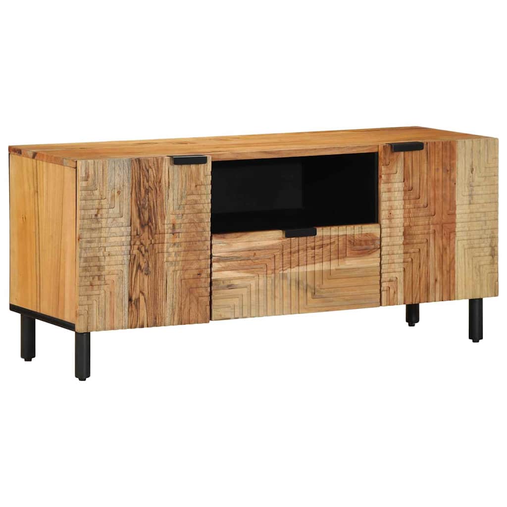 Meuble TV Marron 105 x 33.5 x 46 cm Bois d'acacia massif - XIOS