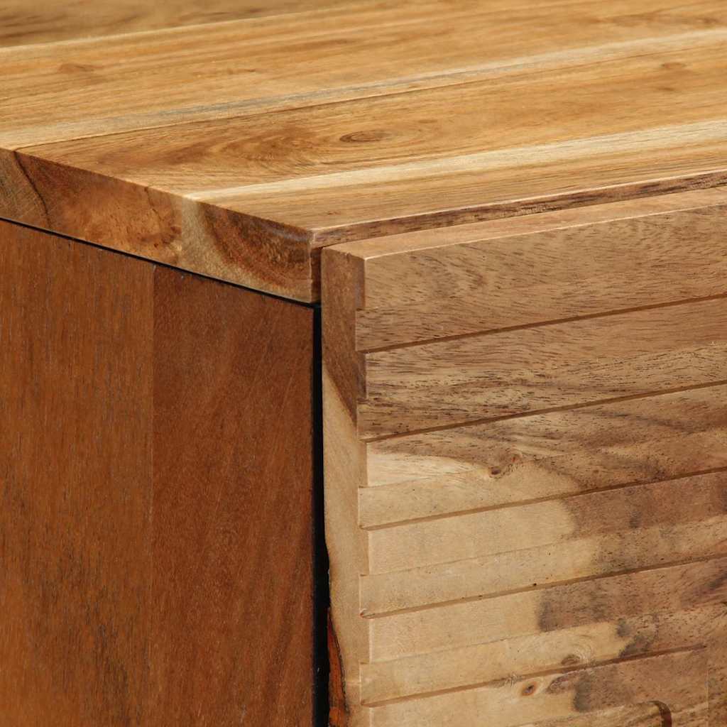 Buffet Naturel 40 x 33,5 x 75 cm Bois d'Acacia Massif - XIOS