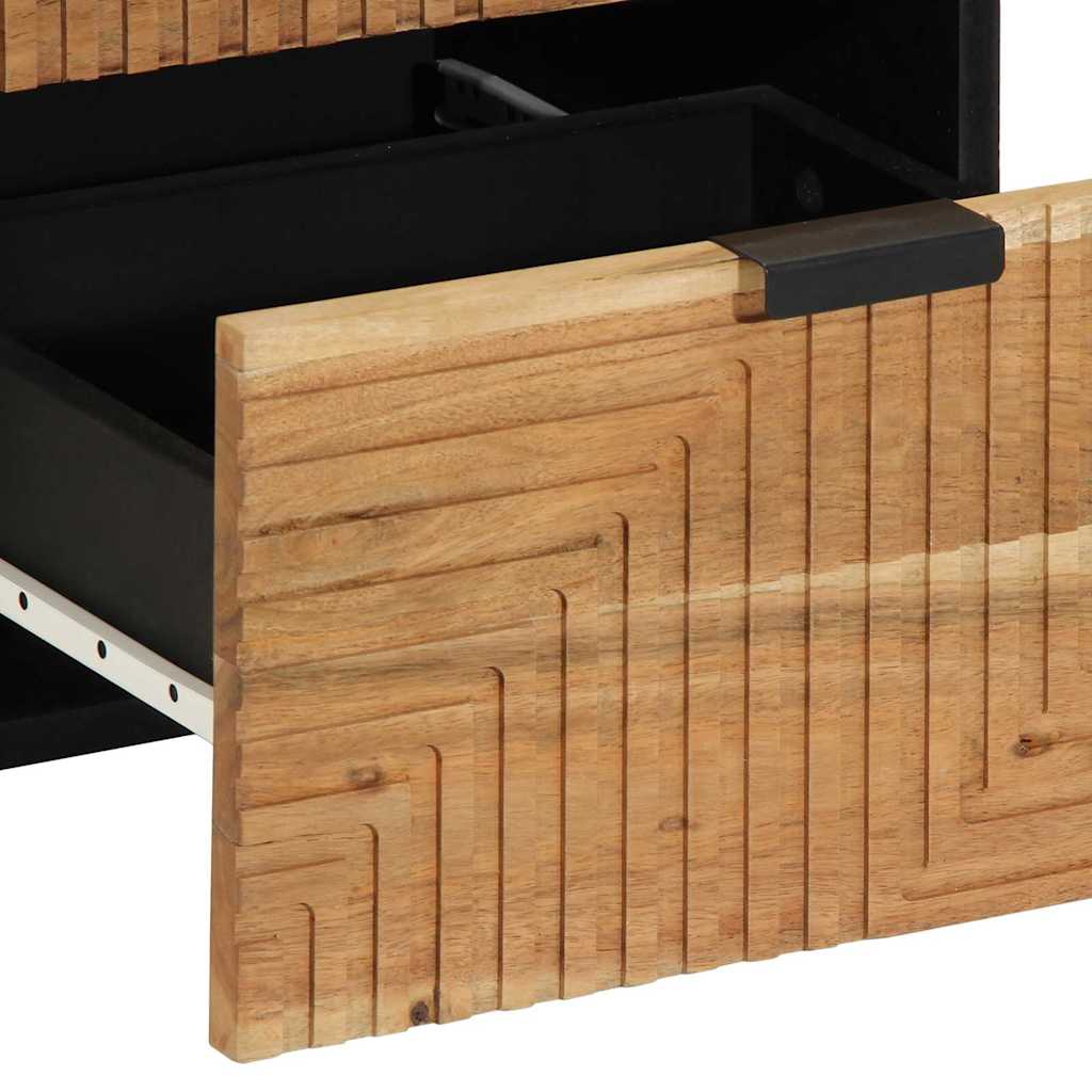 Buffet Naturel 40 x 33,5 x 75 cm Bois d'Acacia Massif - XIOS