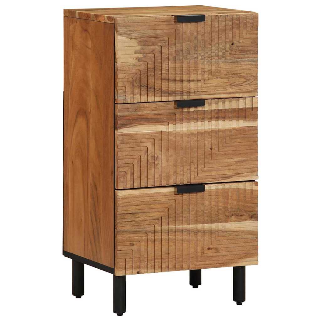 Buffet Naturel 40 x 33,5 x 75 cm Bois d'Acacia Massif - XIOS