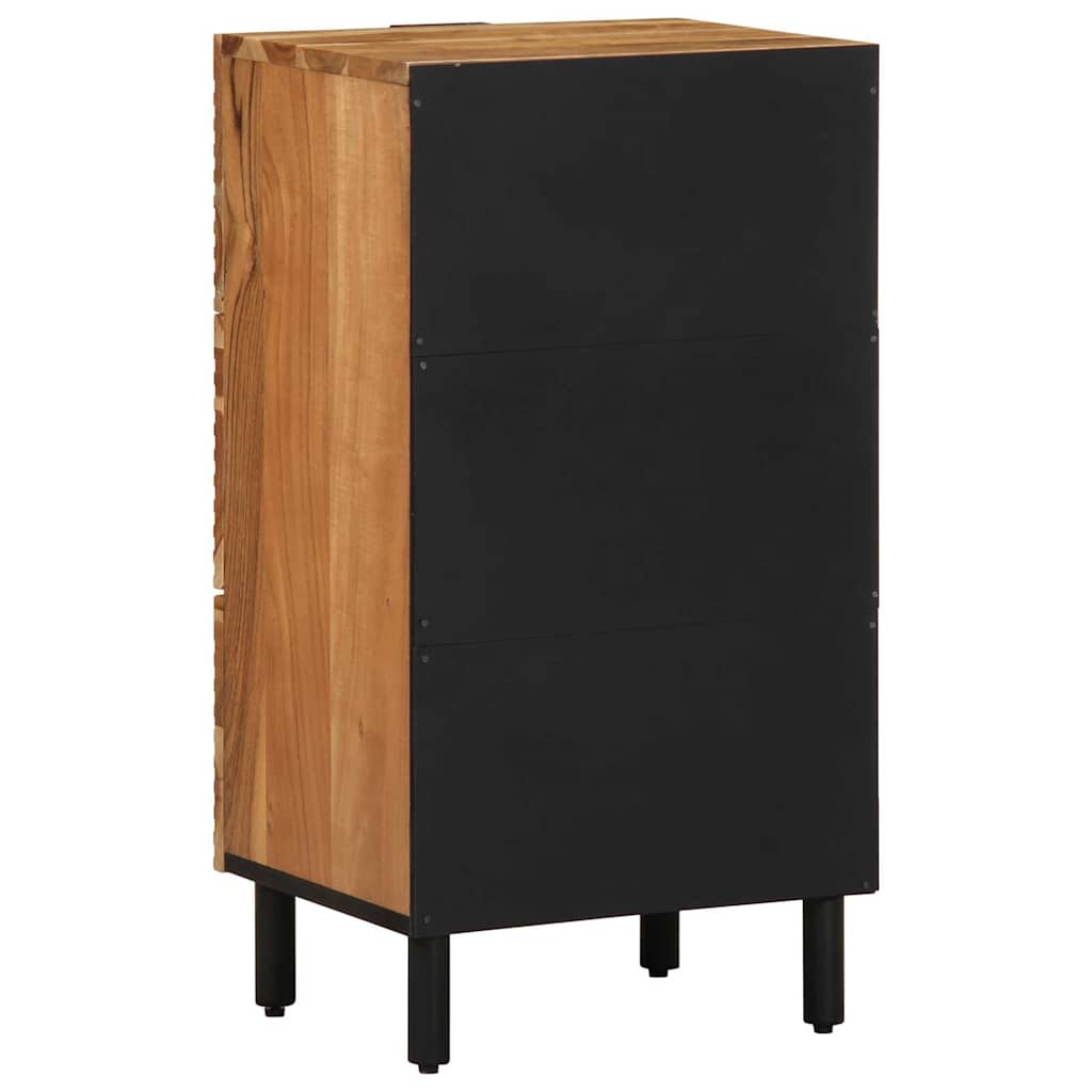 Buffet Naturel 40 x 33,5 x 75 cm Bois d'Acacia Massif - XIOS