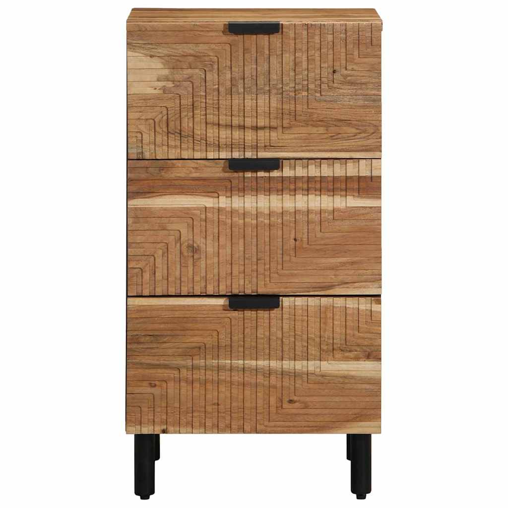 Buffet Naturel 40 x 33,5 x 75 cm Bois d'Acacia Massif - XIOS