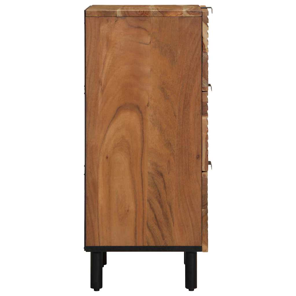 Buffet Naturel 40 x 33,5 x 75 cm Bois d'Acacia Massif - XIOS