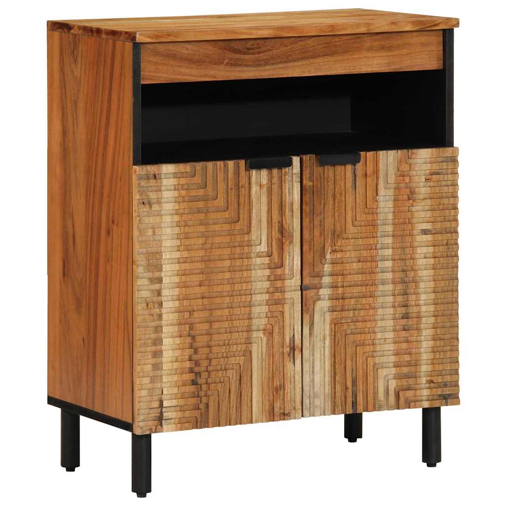 Buffet avec étagère Marron 60 x 33 x 75 cm Bois d'acacia massif - XIOS