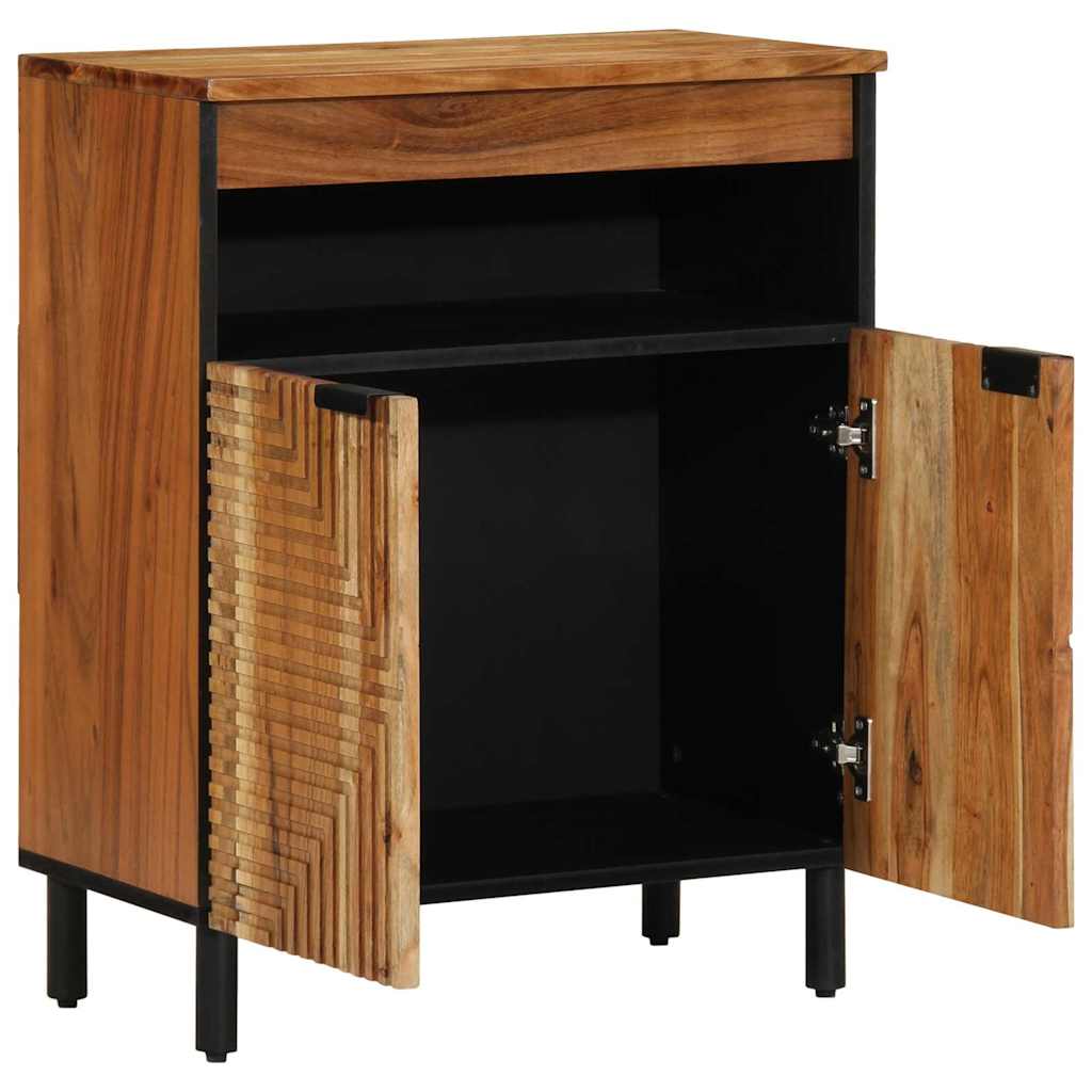 Buffet avec étagère Marron 60 x 33 x 75 cm Bois d'acacia massif - XIOS