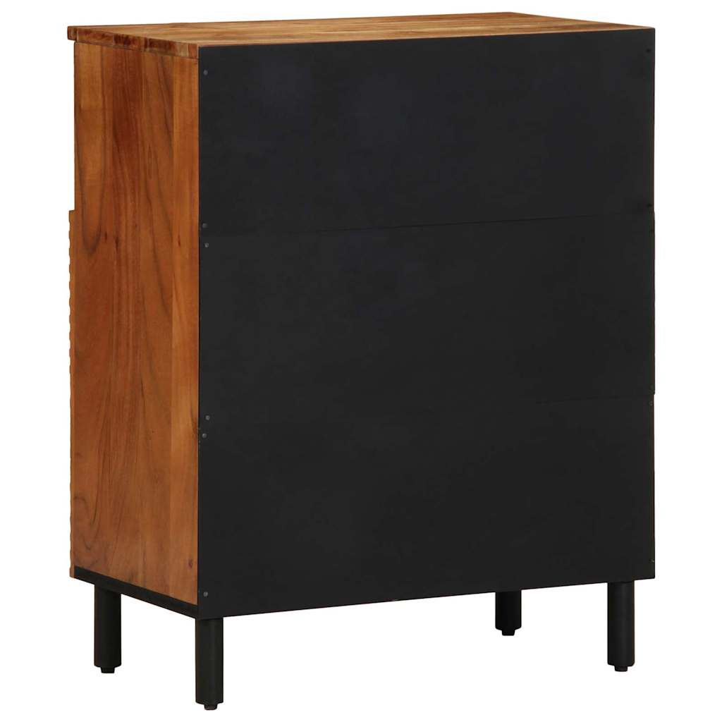 Buffet avec étagère Marron 60 x 33 x 75 cm Bois d'acacia massif - XIOS