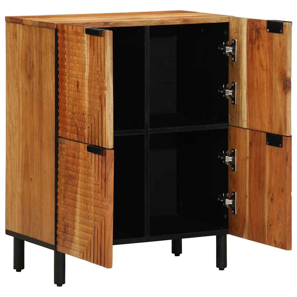 Buffet avec étagère Marron 60 x 33 x 75 cm Bois d'acacia massif - XIOS