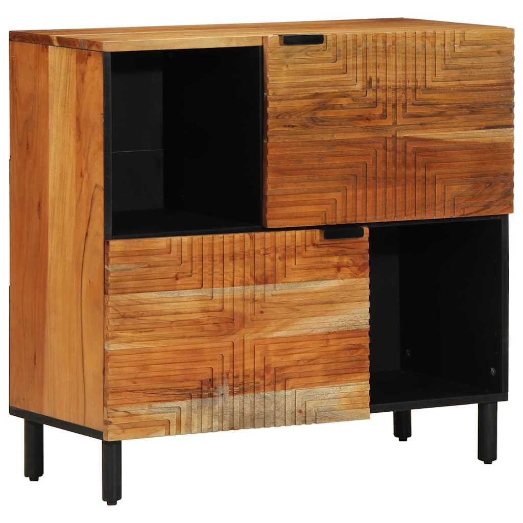 Buffet avec étagère Marron 80 x 33 x 75 cm Bois d'acacia massif - XIOS