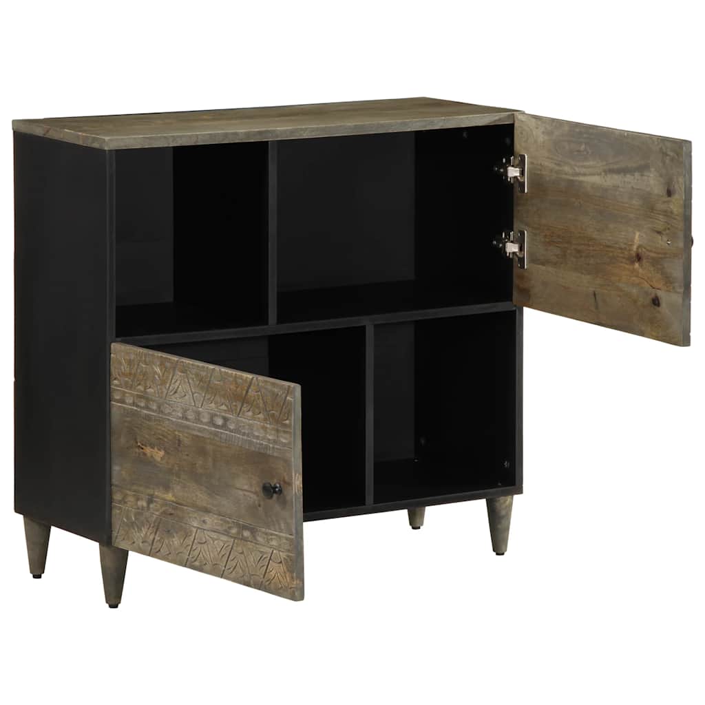 Buffet 80x33x75 cm bois massif de manguier - XIOS