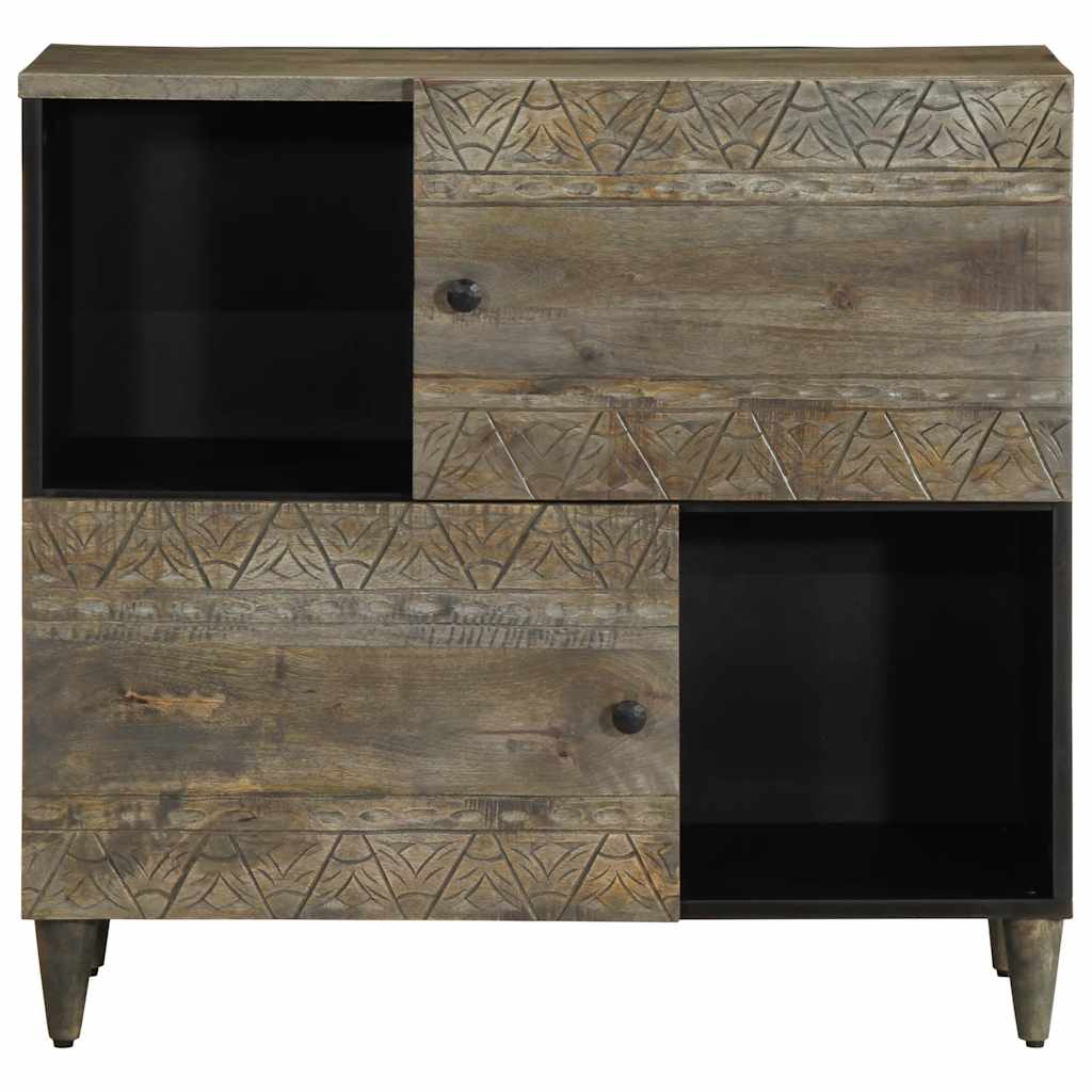 Buffet 80x33x75 cm bois massif de manguier - XIOS